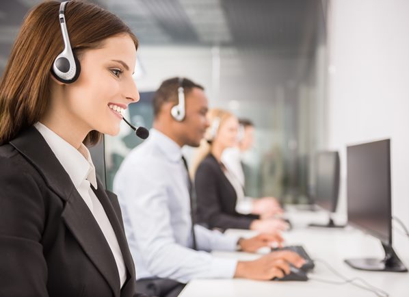 Utilities customer service team